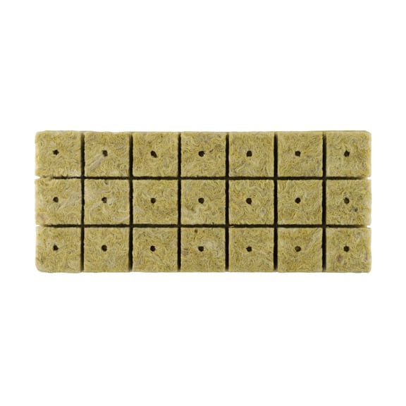 Spring 50/36/21pcs Stonewool Hydroponic Grow Media Cubes Plant Cubes Soilless Substrate Seed-ed Rock Wool Plug Seedling-Block 40*40*40mm