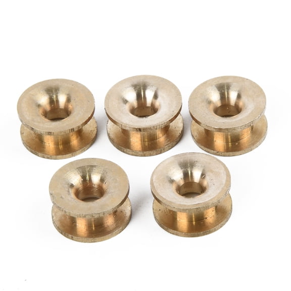 Spring 5pcs Brass Trimmer Head Eyelets For Mower Trimmer Replacement Accessories Power Garden Tool Accessories Lawn Supplies Brand New