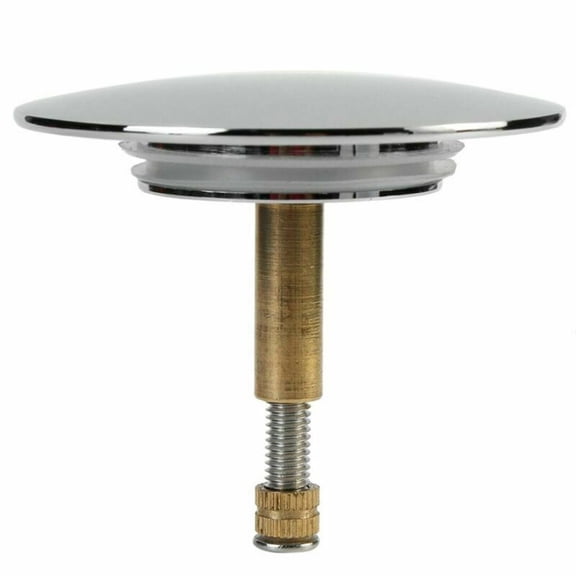 Spring 70mm Bathtub Drain Stopper Silver Basin Waste Stopper Plug Bath Replacement Pop-Up Plug For Most Sinks Bath Tubs