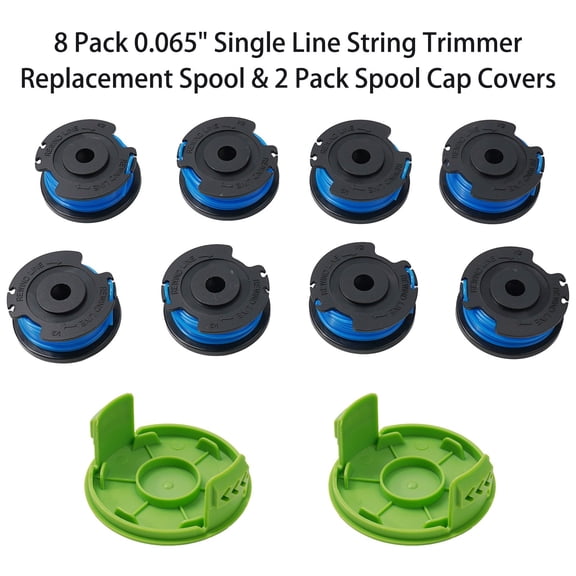 Spring 8PCS Replacement Line Spool Suit For Greenworks 20V 24V 40V String Trimmer 21332 21222A 21602 21062 21132 21242 21282