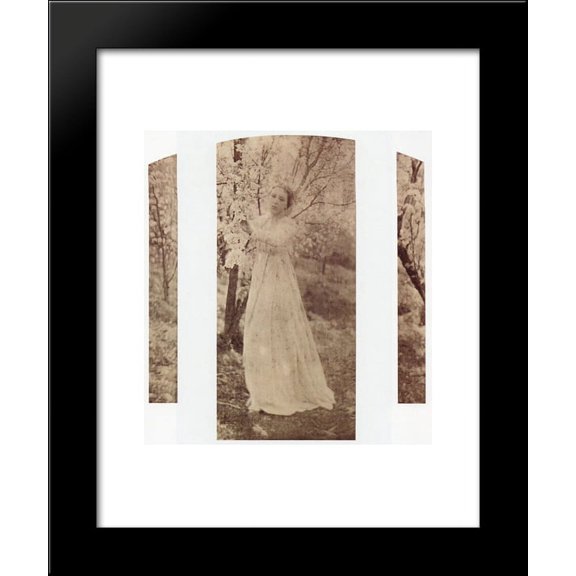 Spring - A Triptych 20x24 Framed Art Print by Clarence White