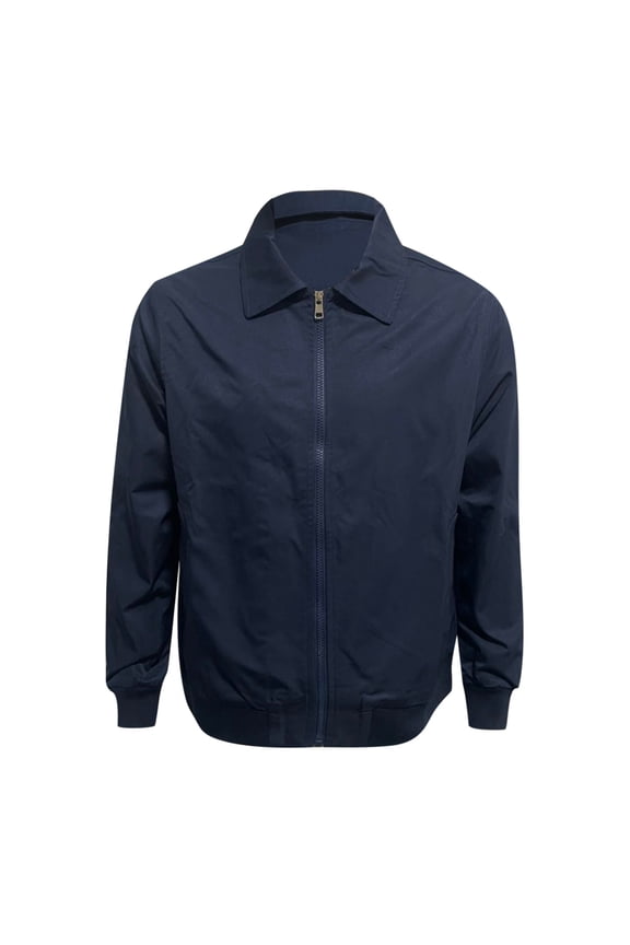 Spring And Fall Models Simple Com Muter Jacket Men's Zipper Lapel Jacket Jacket