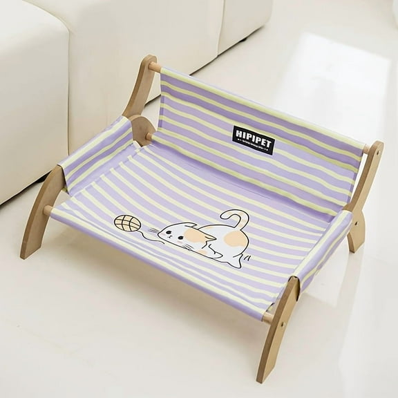 Spring And Summer Cat And Dog Striped Lounge Chair Sofa Cat Bed Four Seasons Cat Nest Off-Ground Moisture-Proof Pet
