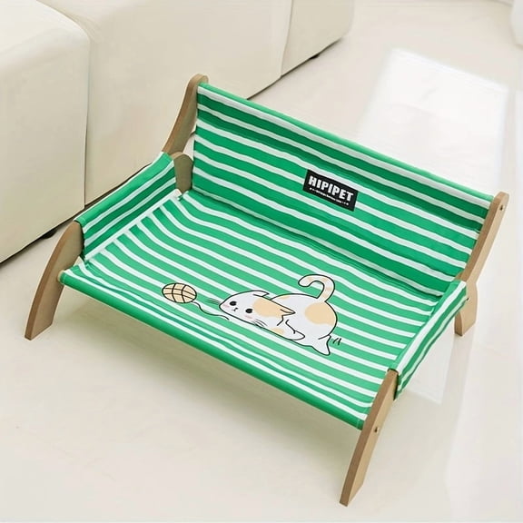 Spring And Summer Cat And Dog Striped Lounge Chair Sofa Cat Bed Four Seasons Cat Nest Off-Ground Moisture-Proof Pet