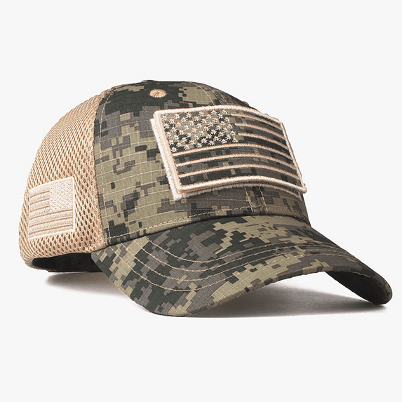 Spring And Summer Fashion Flag Hat Wash Old Letter Baseball Hat