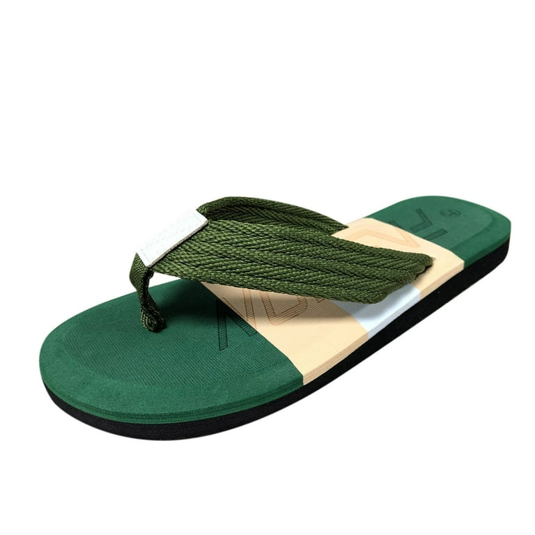 Spring And Summer Men Slippers Combination Color Light And Comfortable Casual Beach Shoes