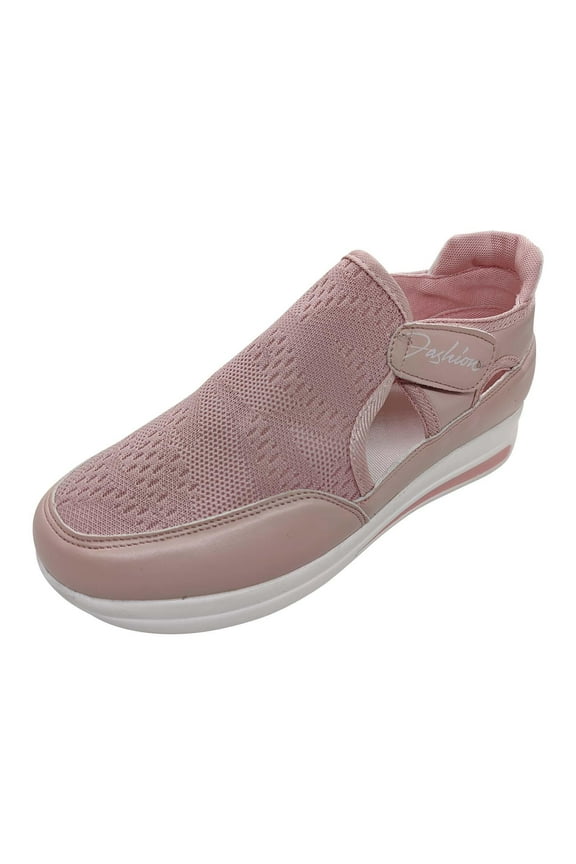 Spring And Summer New Casual Shoes Women's Flat Breathable Casual Mesh Shoes