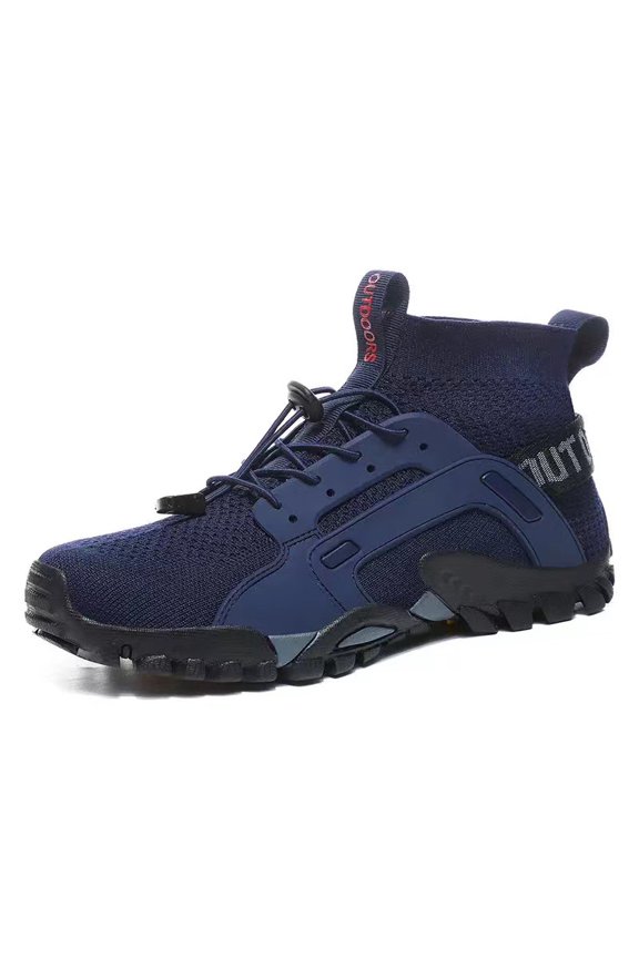 Spring And Summer Outdoor Creek Shoes, Hiking Shoes, Fishing Shoes, Mid-Top Breathable Non-Slip Sports Water Shoes in Large Sizes