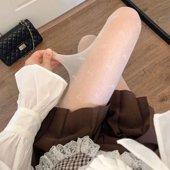 Spring And Summer Ultra-thin Transparent Black Women's Pantyhose 1773656642685349