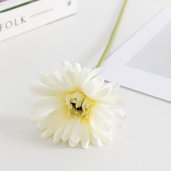 Spring Artificial Daisies Bouquet 1 Bunch White for DIY Home Decoration