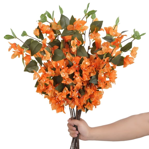 Spring Artificial Flower Triangle Plum Flowers Faux Floral Arrangement for Decoration