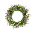 thumbnail image 1 of Spring Artificial Flower Wreath, Artificial Daisy Lavender Spring Wreath, Mixed Floral Spring Wreath Grapevine Base, Indoor Outdoor Porch Window Wall Home Decor, 1 of 6