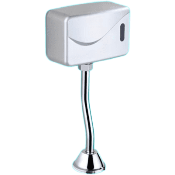 Spring Automatic Smart Infrared Sensor Urinal Flusher Wall Mounted Water Valve Silver Sensor Button Flush Valve Kits For Toilets