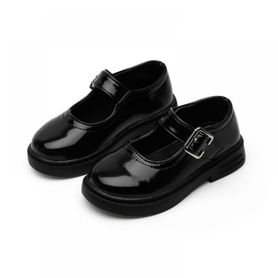 Spring Autumn Baby Girls College Style Casual Shoes Children Kids Anti-Slip PU Soft Footwear,1-10Y
