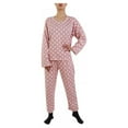 thumbnail image 1 of Spring Autumn Pajama Sets for Women Cute Polka Dot Printed Long Sleeve Nightwear Top and Pants Loungewear Soft Sleepwears, 1 of 13