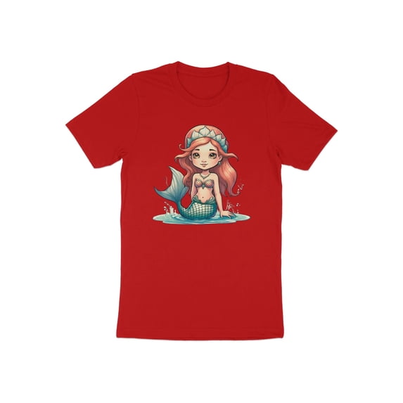 Cute Mermaid Lover Gift for Adult Men Women Kids Girls Boys T-Shirt Ocean Sea Mermaid Lover Birthday Holiday Presents Men Women Kids Tshirt