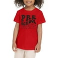 thumbnail image 1 of Spring Baby Boy Shirt Clearance Crew Neck Letter Prints Tunic Tops Breathable Soft Comfy Tops Tee Clothes for Children,Red,9-10 Years, 1 of 3
