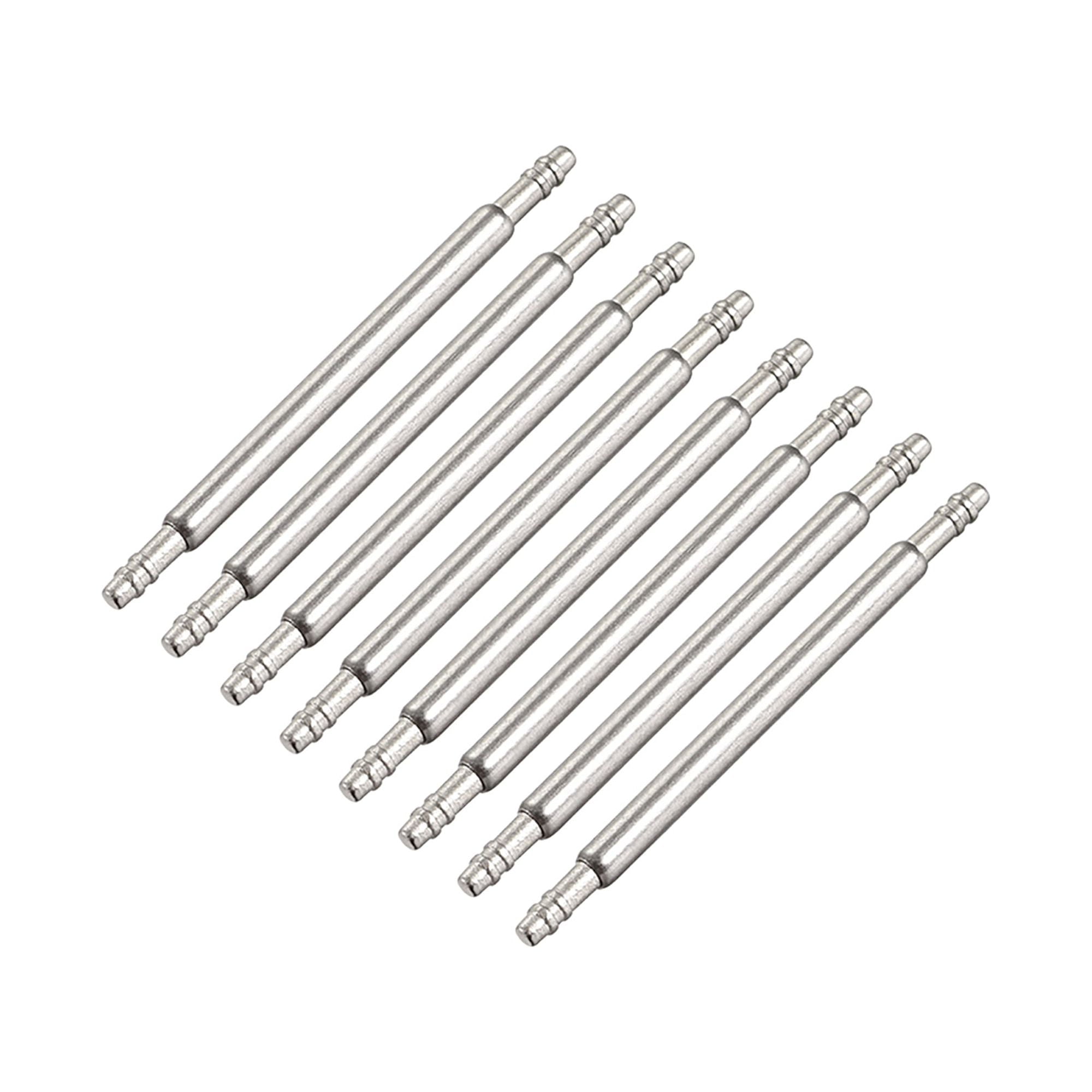 Spring Bar Pins 16mm x 1.5mm Double Fringe Stainless Steel Watch Band Pins Replacement Watch Lug Link Pins 8pcs, Adult Unisex, Size: 16 mm x 1.5 mm