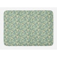 thumbnail image 1 of Spring Bath Mat, Continuous Floral Pattern Meadow Flowers and Herbs Romantic Nature Print, Plush Bathroom Decor Mat with Non Slip Backing, 29.5" X 17.5", Seafoam and Multicolor, by Ambesonne, 1 of 2