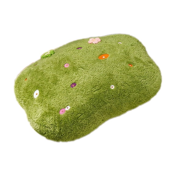Spring Bear Plush Cushion Soft Floral Patterned Bear Pillow for Office Sofa Bedroom Home Decor Gift