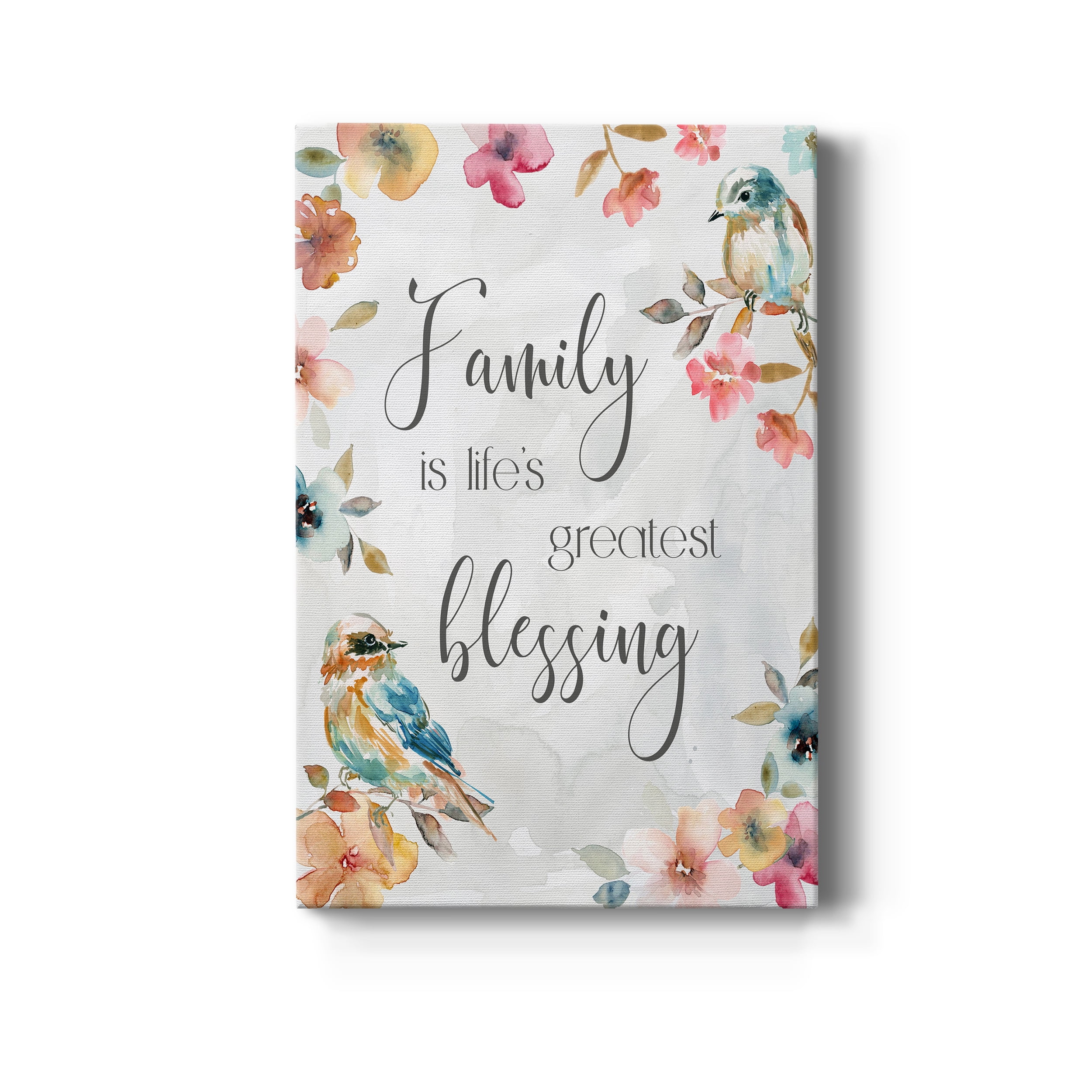 Spring Bird Blessing Premium Gallery Wrapped Canvas - Ready to Hang - 18 x 27