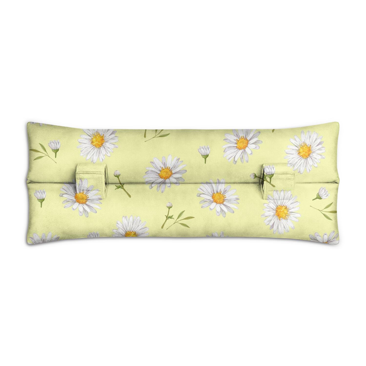 Spring Bloom Post Surgery Seatbelt Cushion - Artistic Daisy Design - Perfect for Hysterectomy & C-Section Recovery