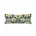 thumbnail image 1 of Spring Blooms Botanicals Body Pillow Cover 20 x 54 Inch Decorative Pillow Cover Watercolor Floral Lumbar Pillowcase Seasonal Rectangle Cushion Case for Couch Sofa Bed Living Room, 1 of 7
