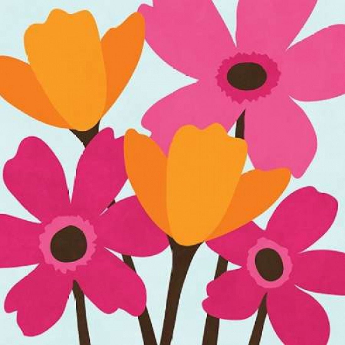 Spring Blooms II Canvas Art - N Harbick (24 x 24)