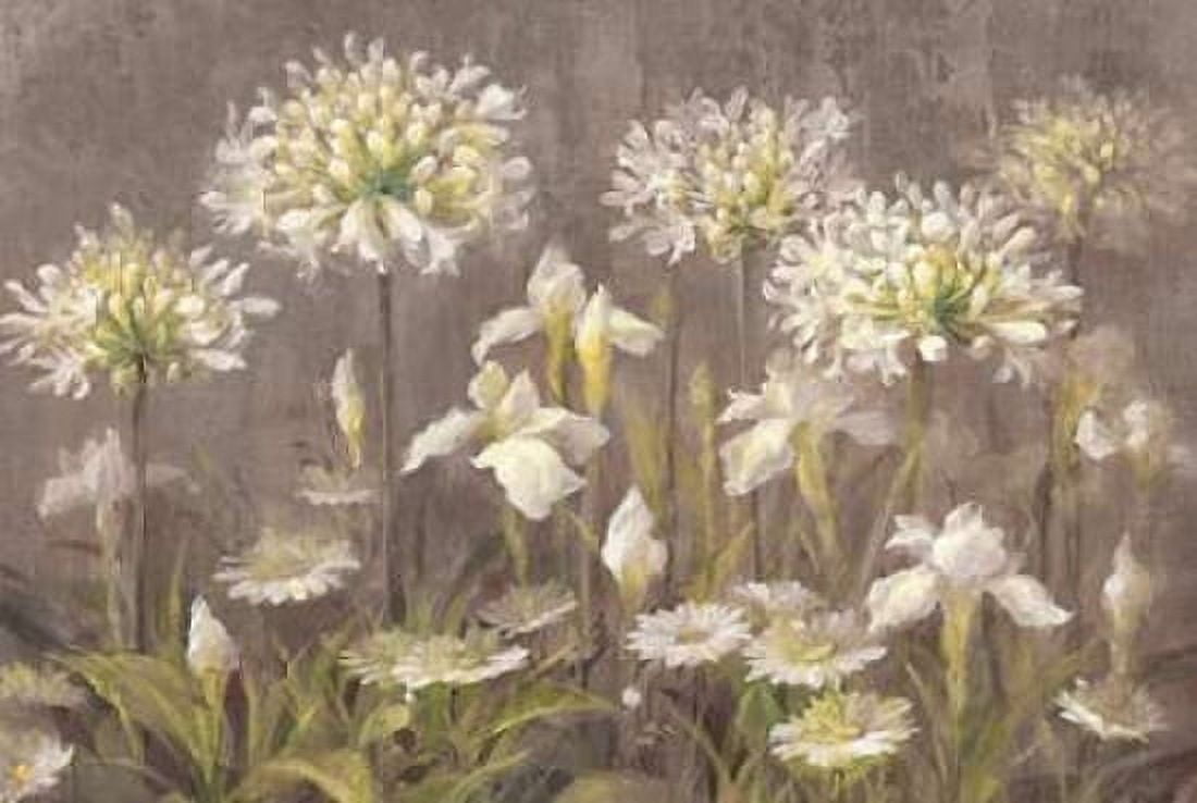 Spring Blossoms Neutral Canvas Art - Danhui Nai (12 x 18)