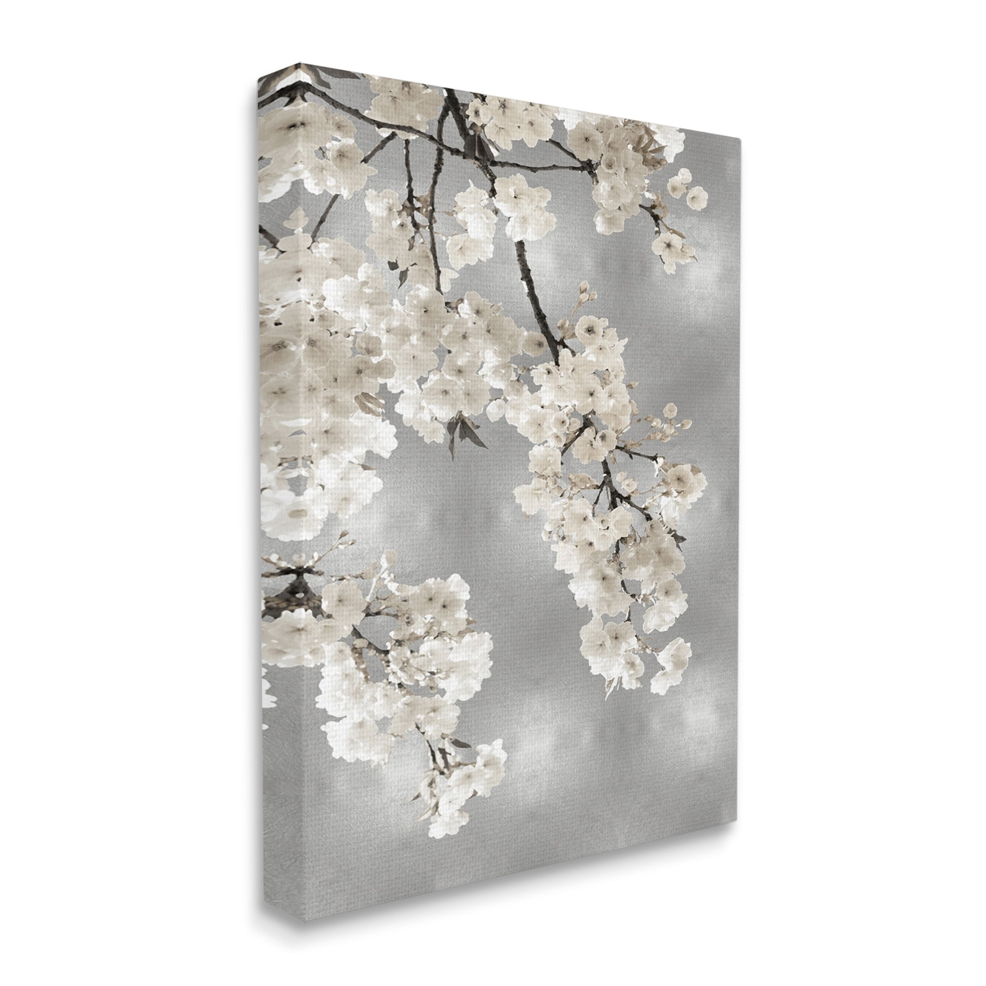Stupell Industries Spring Blossoms White Flowers Tree Branch,16 x 20,Designed by Kate Bennett