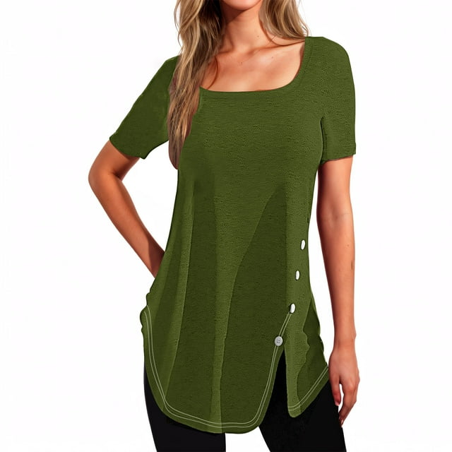 Spring Blouses For Women 2025 T Shirts For Women Graphic Tee Womens