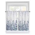 thumbnail image 1 of Spring Blue Eucalyptus Living Room Curtains 2 Panel, Botanical Green Leaf Country Cafe Window Treatment, Farmhouse Bedroom Bathroom Kitchen Curtains Drapes 104"x54", 1 of 6