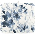 thumbnail image 1 of Spring Blue Floral Dish Drying Mat 16x18 Inch - High Absorbency Microfiber Kitchen Mat - Decorative Flower Design for Counter & Sink - Dish Drainer Pad for Coffee Bar - Quick Dry Soft Fabric, 1 of 6