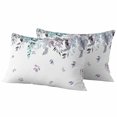 thumbnail image 1 of Spring Blue Pillow Covers 2 Pack Eucalyptus Leaves Pillowcase Waterproof Outdoor Throw Pillow Cover for Patio Balcony Rectangular Cushion 20”x12”, 1 of 9