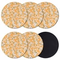thumbnail image 1 of Spring Botanical Coasters Set of 6, Absorbent Coasters for Drinks, Watercolor Floral Flowers Botanical Yellow Coaster for Desk Coffee Table Protection, Home Decor House Warming Gifts 4", 1 of 8