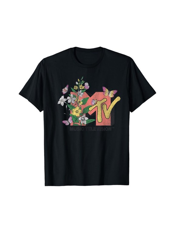 Spring Botanical Flower Logo Graphic T-Shirt Size S-5XL