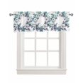 thumbnail image 1 of Spring Botanical Garden Floral Kitchen Valances for Windows Farmhouse Linen Window Valance Curtain for Living Room Window Treatment Summer Rustic Flowers Valance Rod Pocket Topper Drape, 54 x 18 Inch, 1 of 6