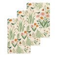 thumbnail image 1 of Spring Botanical Kitchen Dish Towels for Drying Dishes Set of 3, Country Farmhouse Wildflower Watercolor Waffle Weave Microfiber Hand Tea Bathroom Towels Quick Dry & Absorbent Towel 15.7x23.6, 1 of 7