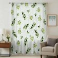 thumbnail image 1 of Spring Botanical Sheer Curtains 96 Inches Long, Green Olive Berry Branches Leaves Fruit Light Filering Curtains, Privacy Drapes Simi Floor to Veiling Curtain for Living Room Bedroom Window Treatment, 1 of 9