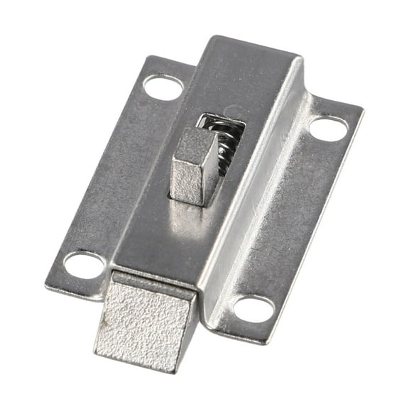 Spring Bounce Lock 50Mm/2 Inch Automatic Spring Loaded Latches Stainless Steel Door Bolt Window Gate Security Lock Hardware