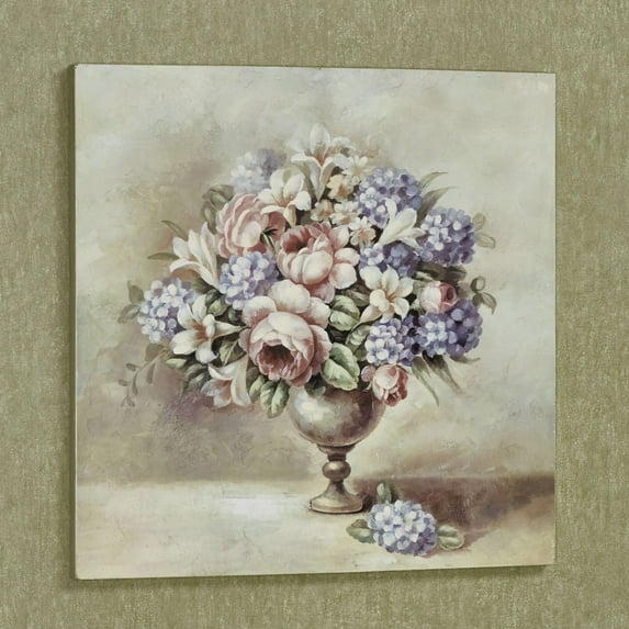 Spring Bouquet Floral Canvas Wall Art Multi Pastel