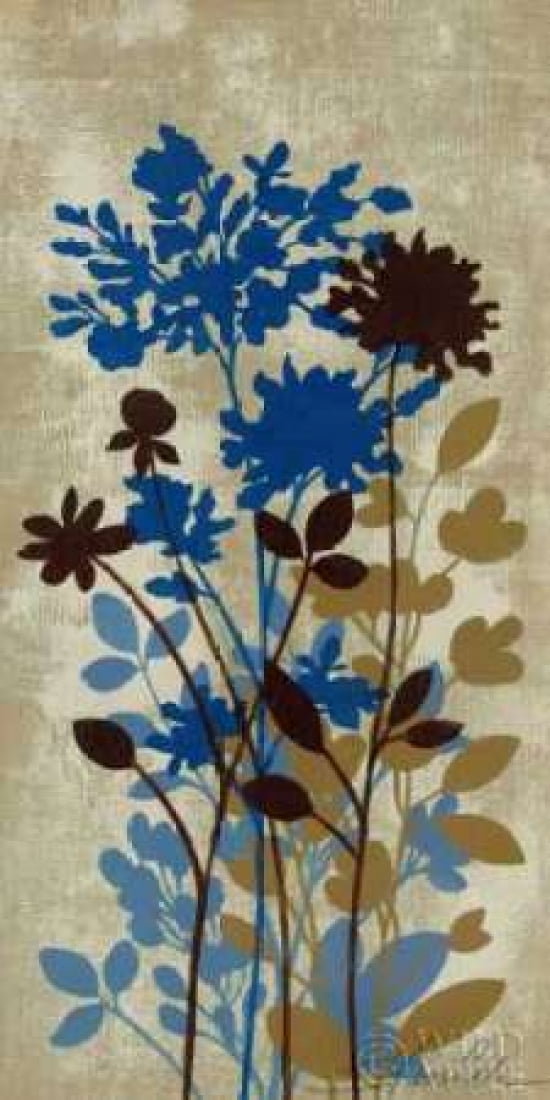 Spring Bouquet II on Tan Canvas Art - Silvia Vassileva (10 x 20)