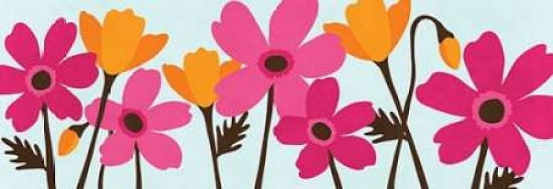 Spring Bouquet Panel I Canvas Art - N Harbick (12 x 36)