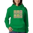 thumbnail image 1 of Spring Bouquets Collage Hoodie Women -Image by Shutterstock, Female x-Large, 1 of 4