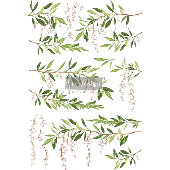 Spring Branch Prima Redesign Decor Transfers