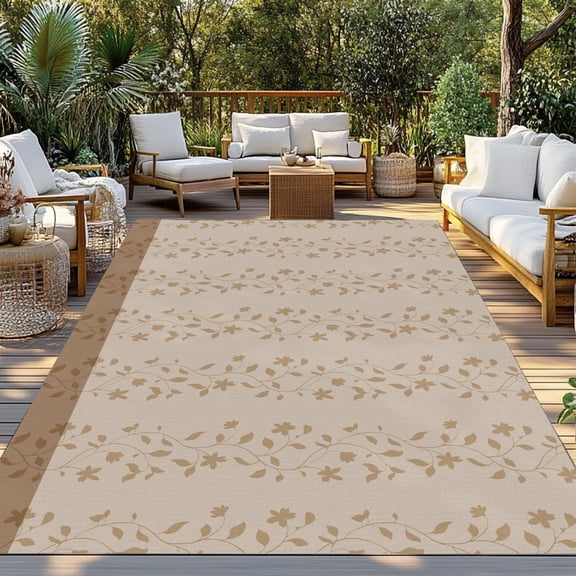 Alert Stag Silhouette Indoor Outdoor Rugs 4x6 Ft, Dark Forest Pine Tree ...