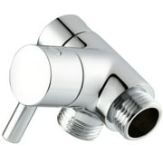 Spring Brass 3 Way T-adapter G1/2 Shower Head Diverter Valve for Handheld & Fixed Showers, High Pressure Resistant, Easy Switch Control