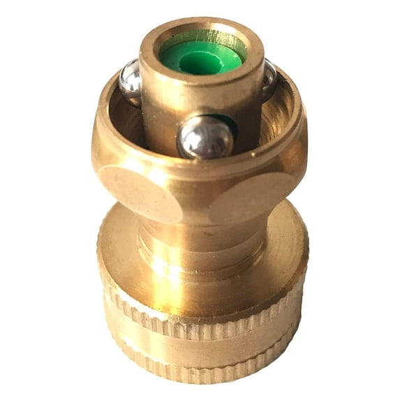 Spring Brass Sweeper Nozzle, 3/4 High Pressure Water Hose Nozzle Adjustable Watering