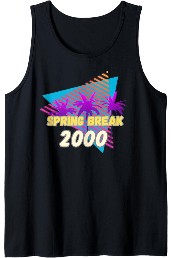 Spring Break 2000 | 00S Beach Party Wear Tank Top Size S-3XL