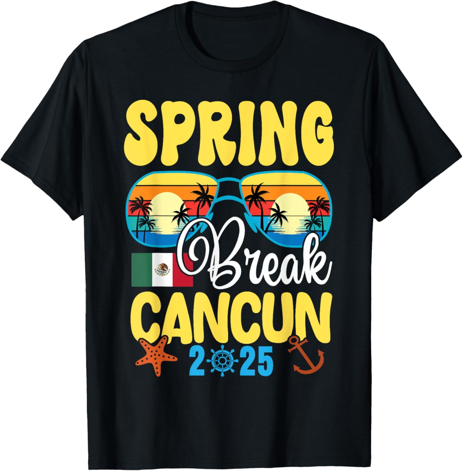 Spring Break 2025 Cancun Mexico Family Matching Vacation TShirt